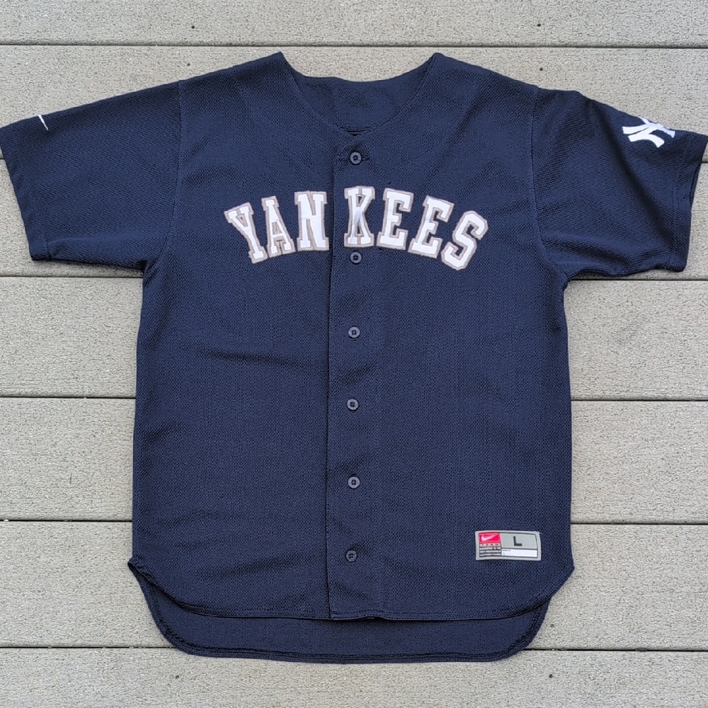 New York Yankees MLB Big Kids Jersey | Kids Yankees Navy Blue Jersey